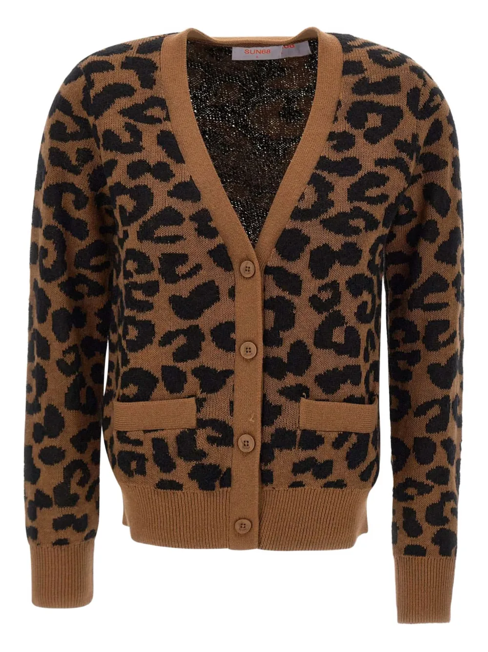 Кардиган на пуговицах Sun68, коричневый
Кардиган на пуговицах Sun68, коричневый
