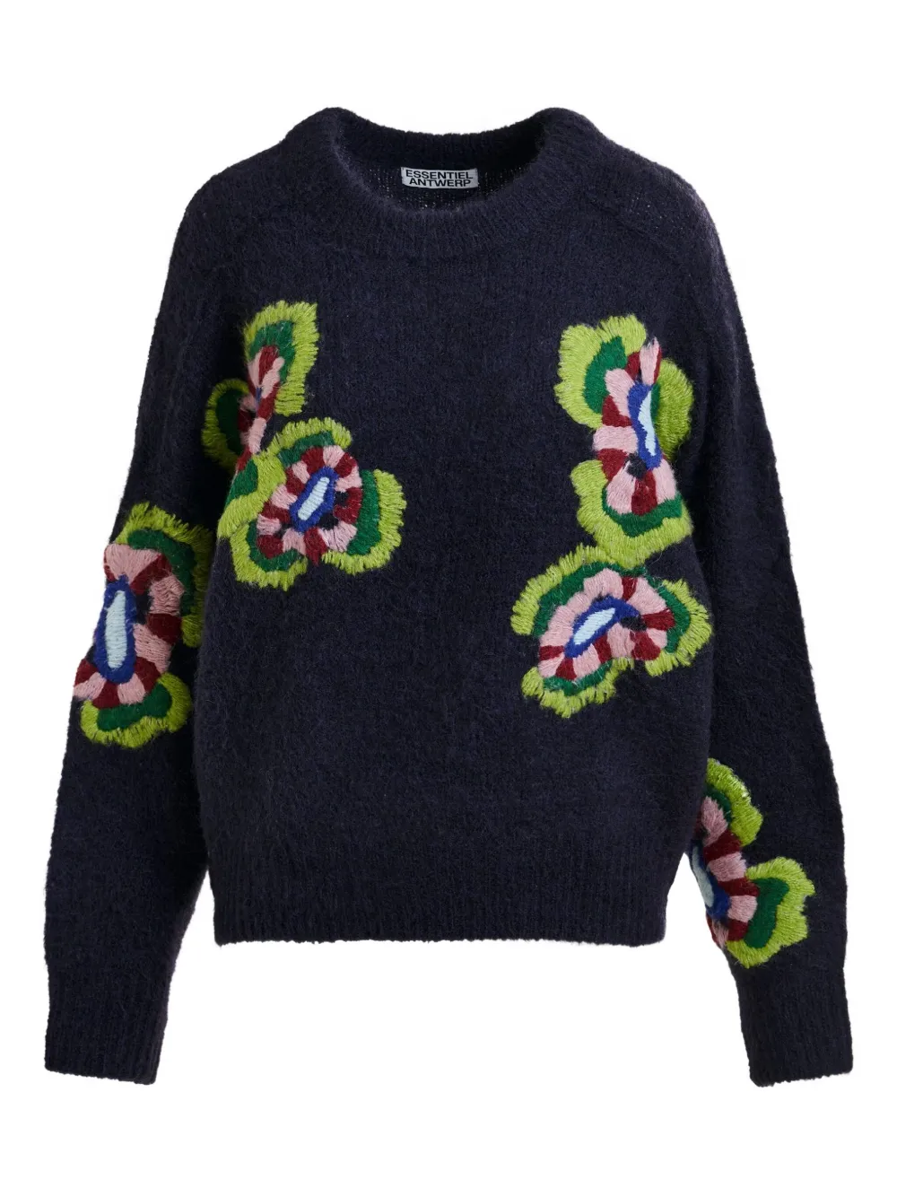 Свитер с цветочной вышивкой и V-образным вырезом Essentiel Antwerp, синий
Свитер с цветочной вышивкой и V-образным вырезом Essentiel Antwerp, синий