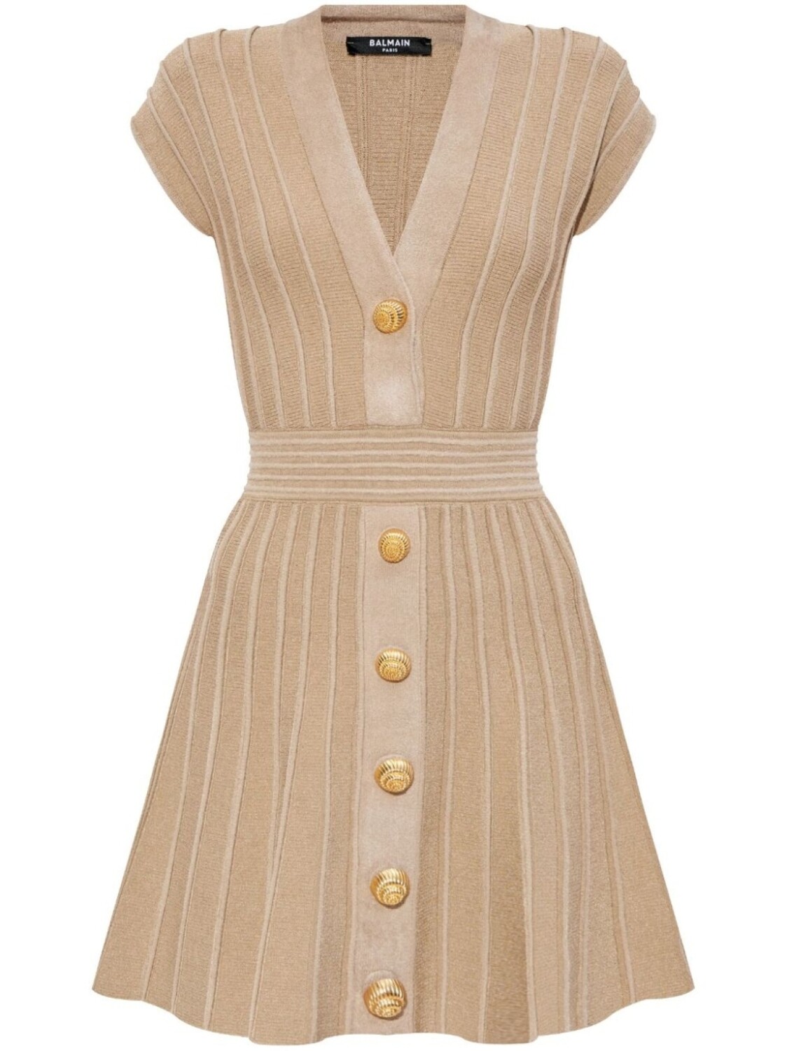 Balmain платье мини в рубчик, нейтральный цвет
Balmain платье мини в рубчик, нейтральный цвет