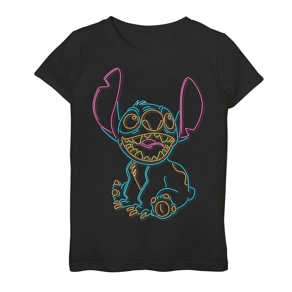 Футболка с рисунком Neon Stitch для девочек 7–16 лет Disney's Lilo & Stitch, черный
Футболка с рисунком Neon Stitch для девочек 7–16 лет Disney's Lilo & Stitch, черный