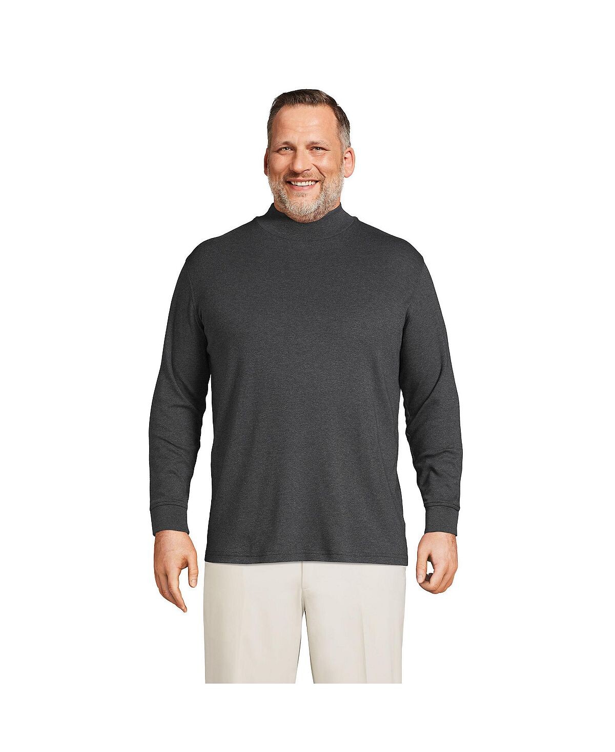 Мужская супермягкая водолазка с воротником Big & Tall Supima Mock Lands' End
Мужская супермягкая водолазка с воротником Big & Tall Supima Mock Lands' End