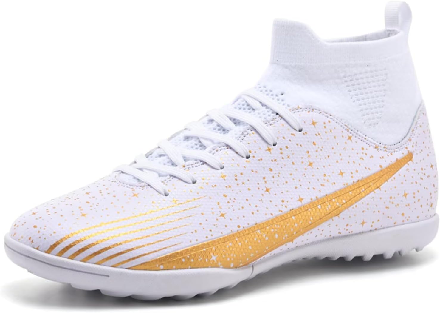 Мужские футбольные бутсы для искусственного газона, женские и детские высокие футбольные бутсы для игры в помещении, спортивные бутсы до щиколотки с шипами для игры в помещении AG Purfitall, белый
Мужские футбольные бутсы для искусственного газона, женские и детские высокие футбольные бутсы для игры в помещении, спортивные бутсы до щиколотки с шипами для игры в помещении AG Purfitall, белый