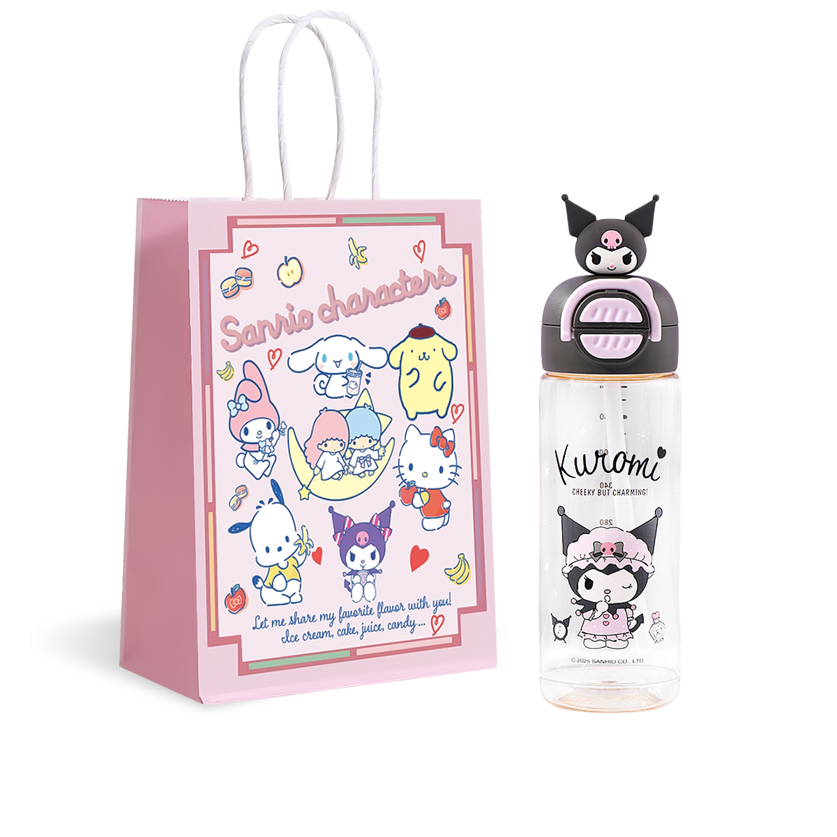 Пластиковые стаканы для воды 520ml Sanrio, Kuromi 520Ml
Пластиковые стаканы для воды 520ml Sanrio, Kuromi 520Ml