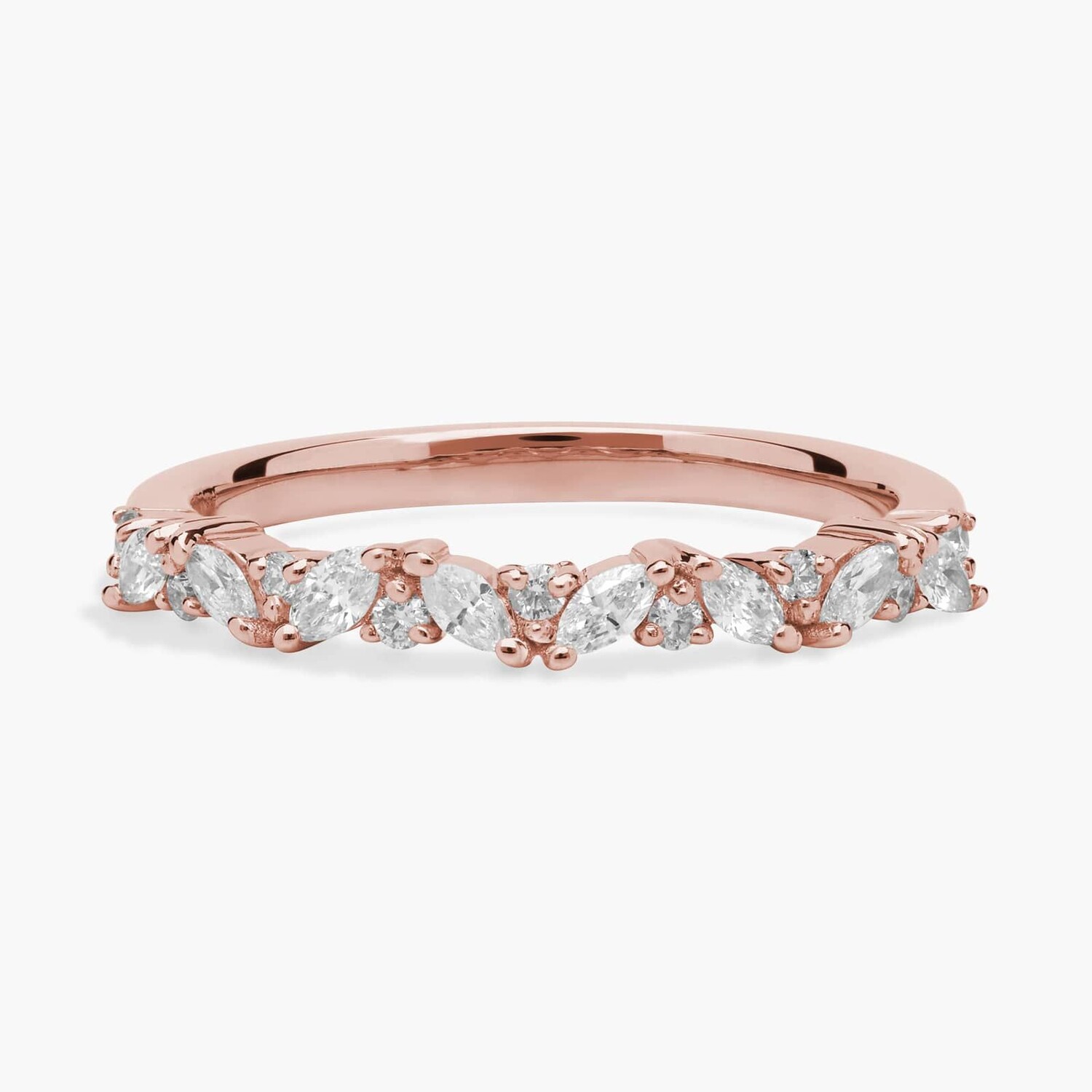 Кольцо с диагональным кластером бриллиантов огранки «маркиз» из 18-каратного розового золота (1/3 карата) Blue Nile
Кольцо с диагональным кластером бриллиантов огранки «маркиз» из 18-каратного розового золота (1/3 карата) Blue Nile