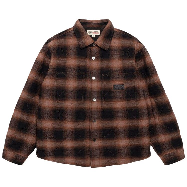 Рубашка Stussy Quilted Plaid Shirt Jacket, Brown
Рубашка Stussy Quilted Plaid Shirt Jacket, Brown