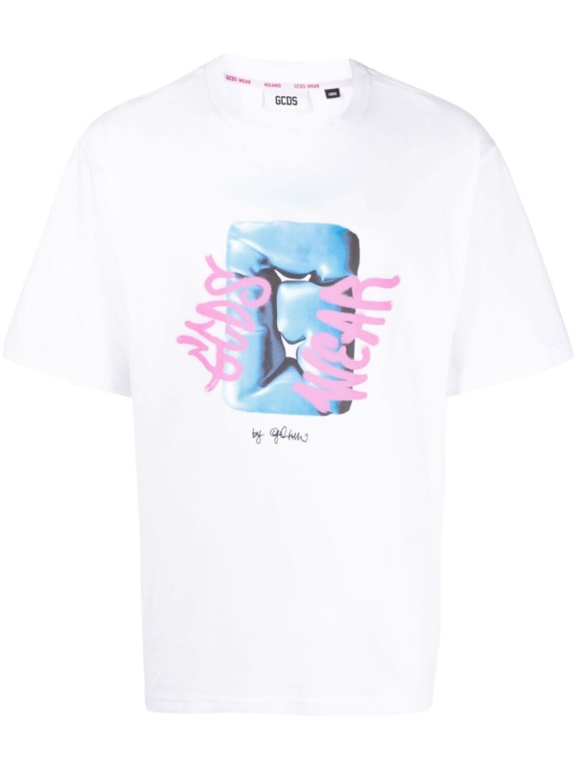 Gcds футболка с логотипом, белый
Gcds футболка с логотипом, белый