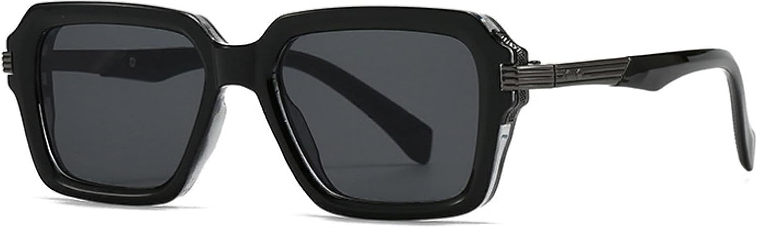 Мужские солнцезащитные очки в стиле ретро с двухцветной защитой и заклепками, женские солнцезащитные очки с градиентной защитой UV400, трендовые панк-очки TVTBBVV, Black Gun Grey
Мужские солнцезащитные очки в стиле ретро с двухцветной защитой и заклепками, женские солнцезащитные очки с градиентной защитой UV400, трендовые панк-очки TVTBBVV, Black Gun Grey