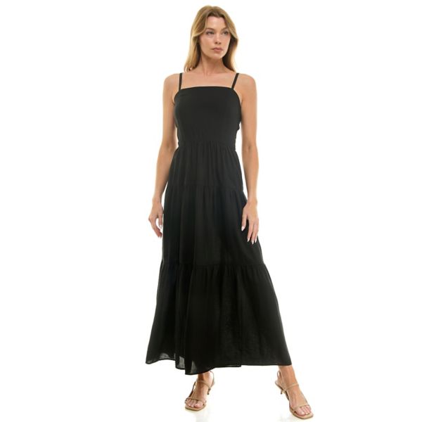 Юбка-макси с квадратным вырезом и ярусами для девочек Lily Rose, черный
Юбка-макси с квадратным вырезом и ярусами для девочек Lily Rose, черный