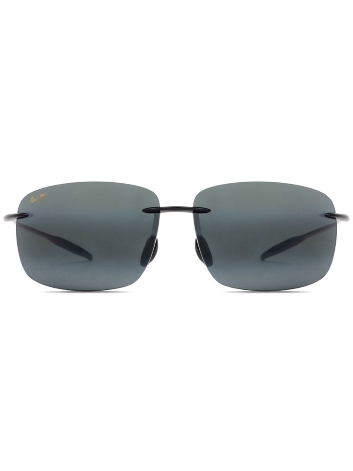 Солнцезащитные очки в прямоугольной оправе Maui Jim, черный