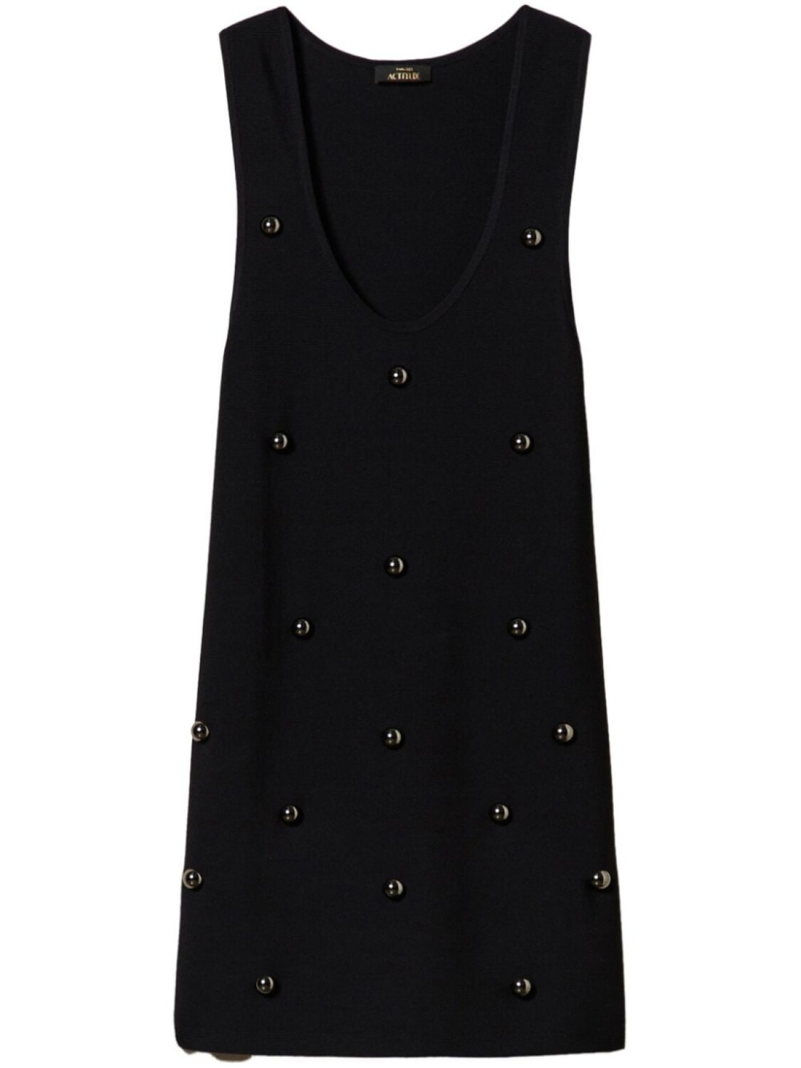 TWINSET трикотажное платье, украшенное заклепками, черный
TWINSET трикотажное платье, украшенное заклепками, черный