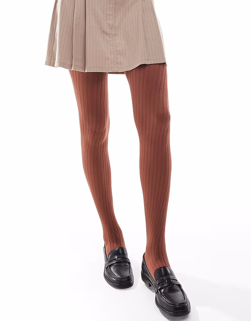 Колготки в рубчик ASOS DESIGN шоколадного цвета
Колготки в рубчик ASOS DESIGN шоколадного цвета