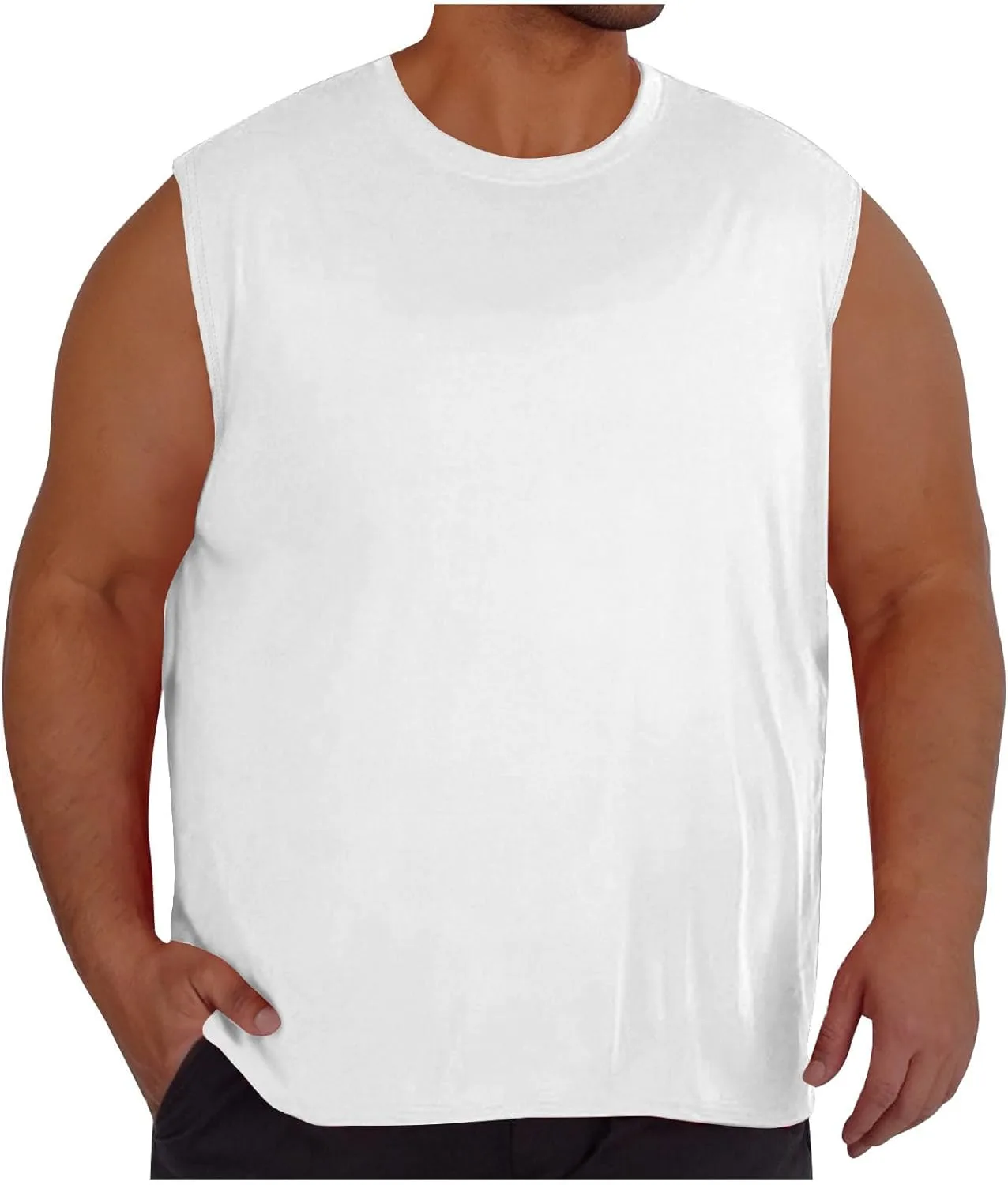 Мужская футболка-майка Plus Size летняя безрукавка Round Neck спортивная быстросохнущая TXGMNA
Мужская футболка-майка Plus Size летняя безрукавка Round Neck спортивная быстросохнущая TXGMNA