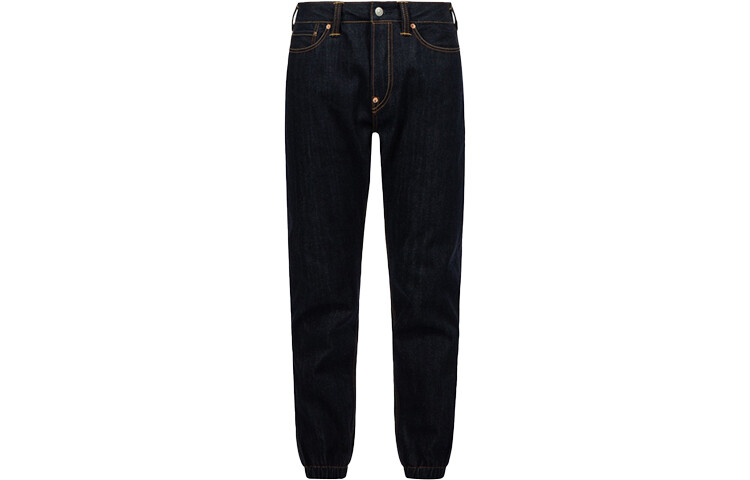 Джинсы мужские деним синие Evisu, синий 
Джинсы мужские деним синие Evisu, синий