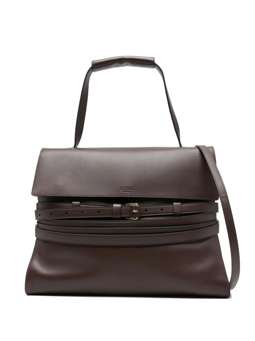 Сумка-тоут Tie Me среднего размера Moschino, коричневый
Сумка-тоут Tie Me среднего размера Moschino, коричневый