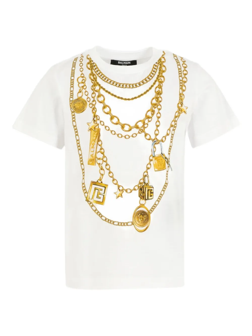 Футболка с принтом Balmain Kids, белый
Футболка с принтом Balmain Kids, белый