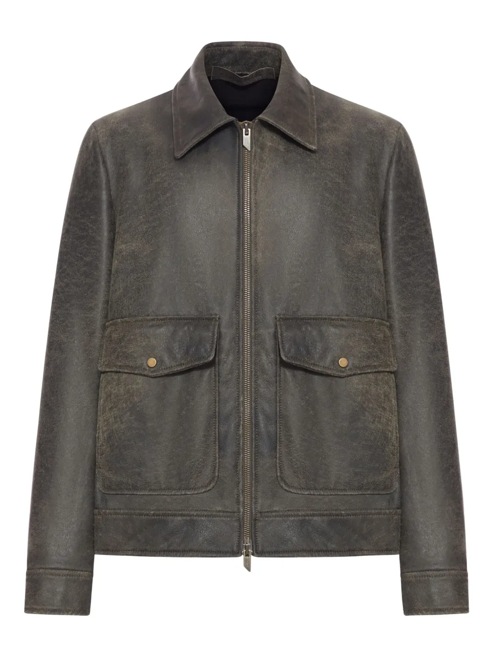 Кожаная куртка с клапанами на карманах Salvatore Santoro, коричневый
Кожаная куртка с клапанами на карманах Salvatore Santoro, коричневый