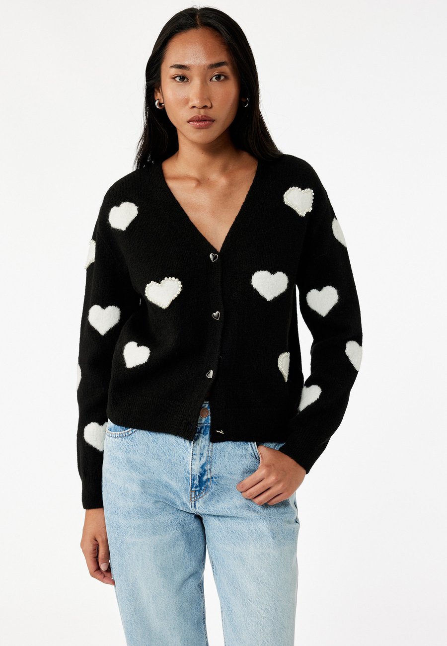 Кардиган Koton HEART PATTERNED, Black
Кардиган Koton HEART PATTERNED, Black