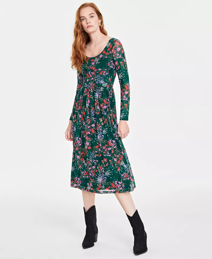 Женское платье миди из сетчатой ткани On 34th, зеленый
Женское платье миди из сетчатой ткани On 34th, зеленый