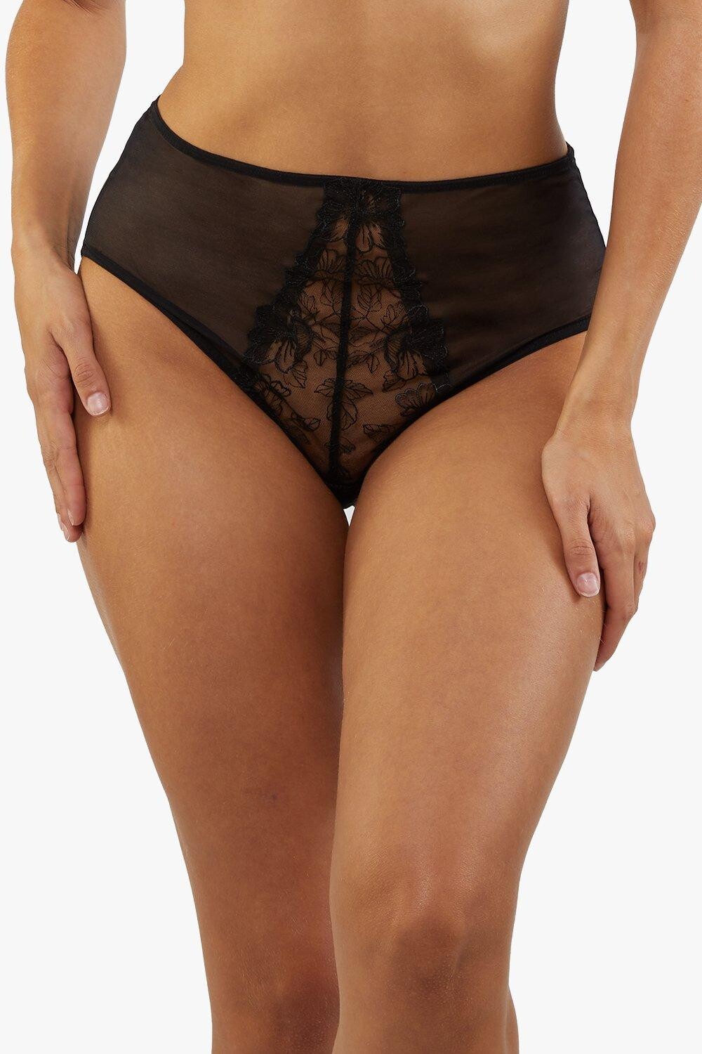 Трусики с высокой талией Marlowe и цветочной вышивкой Playful Promises, черный
Трусики с высокой талией Marlowe и цветочной вышивкой Playful Promises, черный