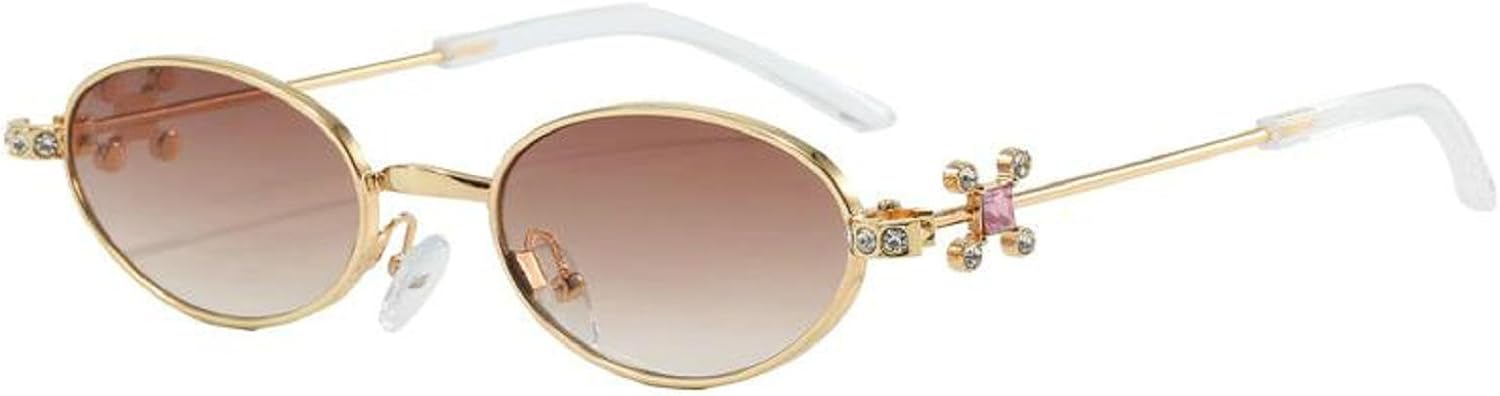 Солнцезащитные очки с блестящими стразами для женщин, овальные солнцезащитные очки, модные солнцезащитные очки с бриллиантами, защита от ультрафиолета UV400, модные металлические очки mincl, Gradient Brown
Солнцезащитные очки с блестящими стразами для женщин, овальные солнцезащитные очки, модные солнцезащитные очки с бриллиантами, защита от ультрафиолета UV400, модные металлические очки mincl, Gradient Brown