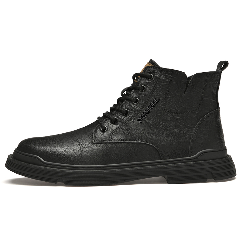 XIMO BULL Короткие мартинсы мужские черные с черной флисовой подкладкой, цвет Black Fleece-Lined
XIMO BULL Короткие мартинсы мужские черные с черной флисовой подкладкой, цвет Black Fleece-Lined