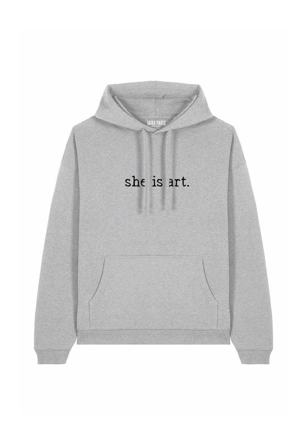 Толстовка SHE IS ART EMBROIDERY UNISEX con cappuccio Mira Paris, серый
Толстовка SHE IS ART EMBROIDERY UNISEX con cappuccio Mira Paris, серый