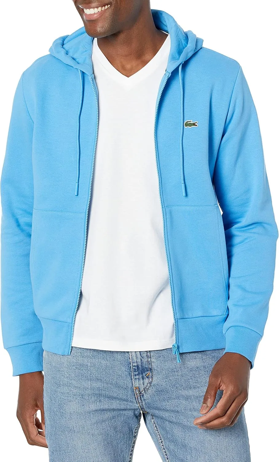 Толстовка Lacoste Classic Fit с капюшоном и молнией
Толстовка Lacoste Classic Fit с капюшоном и молнией