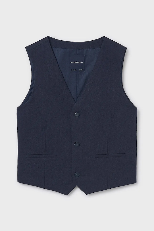Детская льняная жилетка Mayoral, темно-синий 
Детская льняная жилетка Mayoral, темно-синий