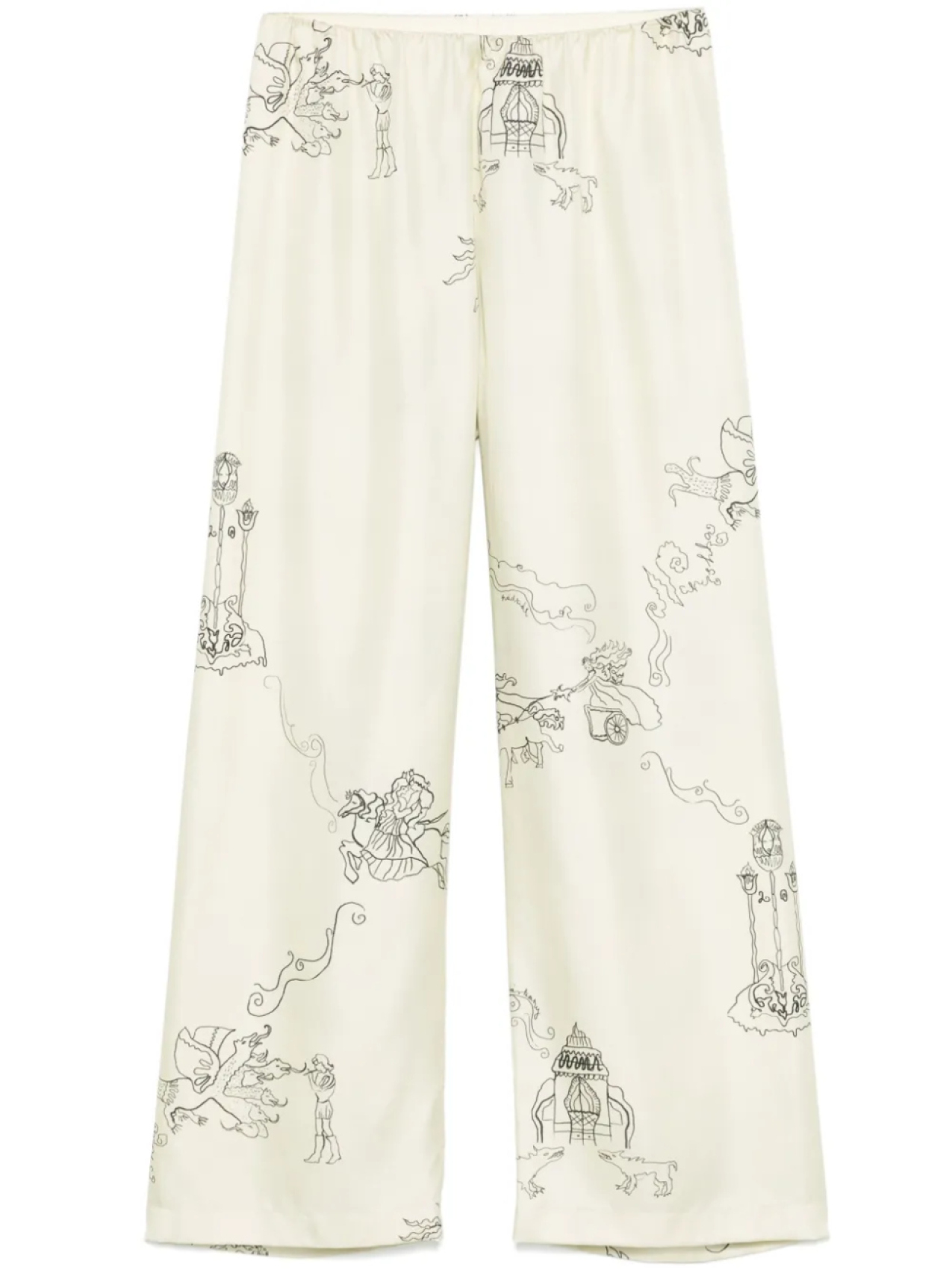 Атласные брюки прямого кроя Nanushka, нейтральный
Атласные брюки прямого кроя Nanushka, нейтральный