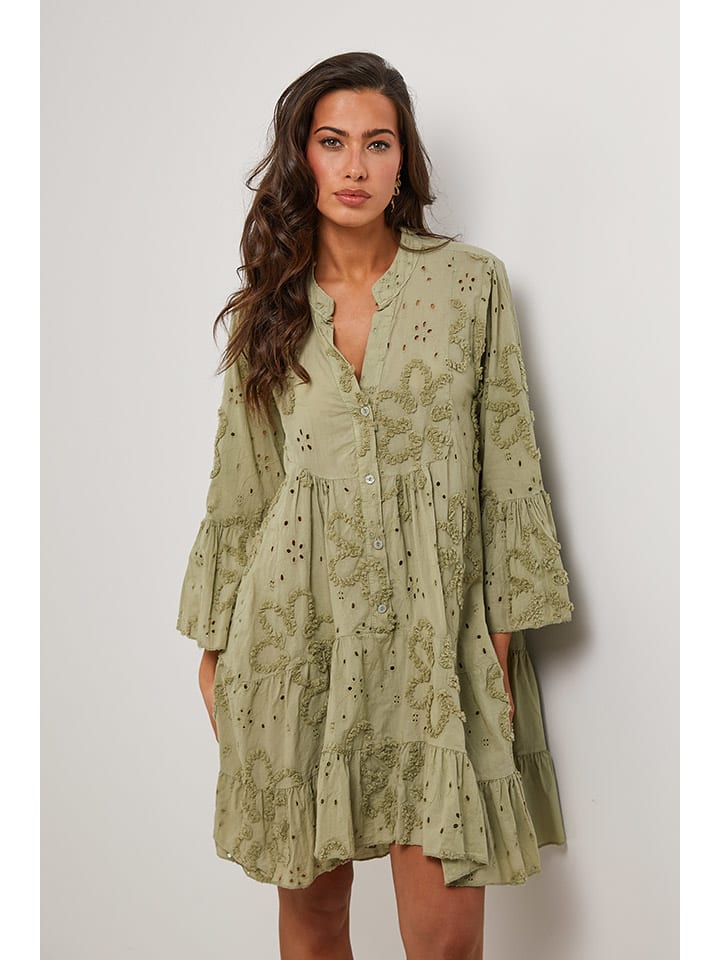 Платье до колена Le Monde du Lin, хаки
Платье до колена Le Monde du Lin, хаки