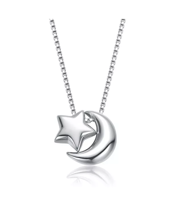 Детское ожерелье с подвеской в виде звезды и полумесяца, покрытое белым золотом Gigigirl, white
Детское ожерелье с подвеской в виде звезды и полумесяца, покрытое белым золотом Gigigirl, white