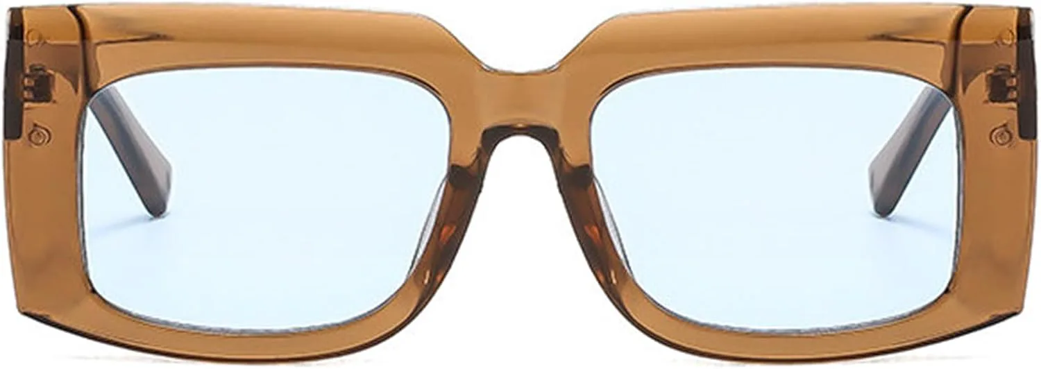 Солнцезащитные очки Willochra Square Punk для женщин, большая оправа, роскошный винтажный дизайн, черные с синими линзами, солнцезащитные очки-щитки UV400, C3
Солнцезащитные очки Willochra Square Punk для женщин, большая оправа, роскошный винтажный дизайн, черные с синими линзами, солнцезащитные очки-щитки UV400, C3