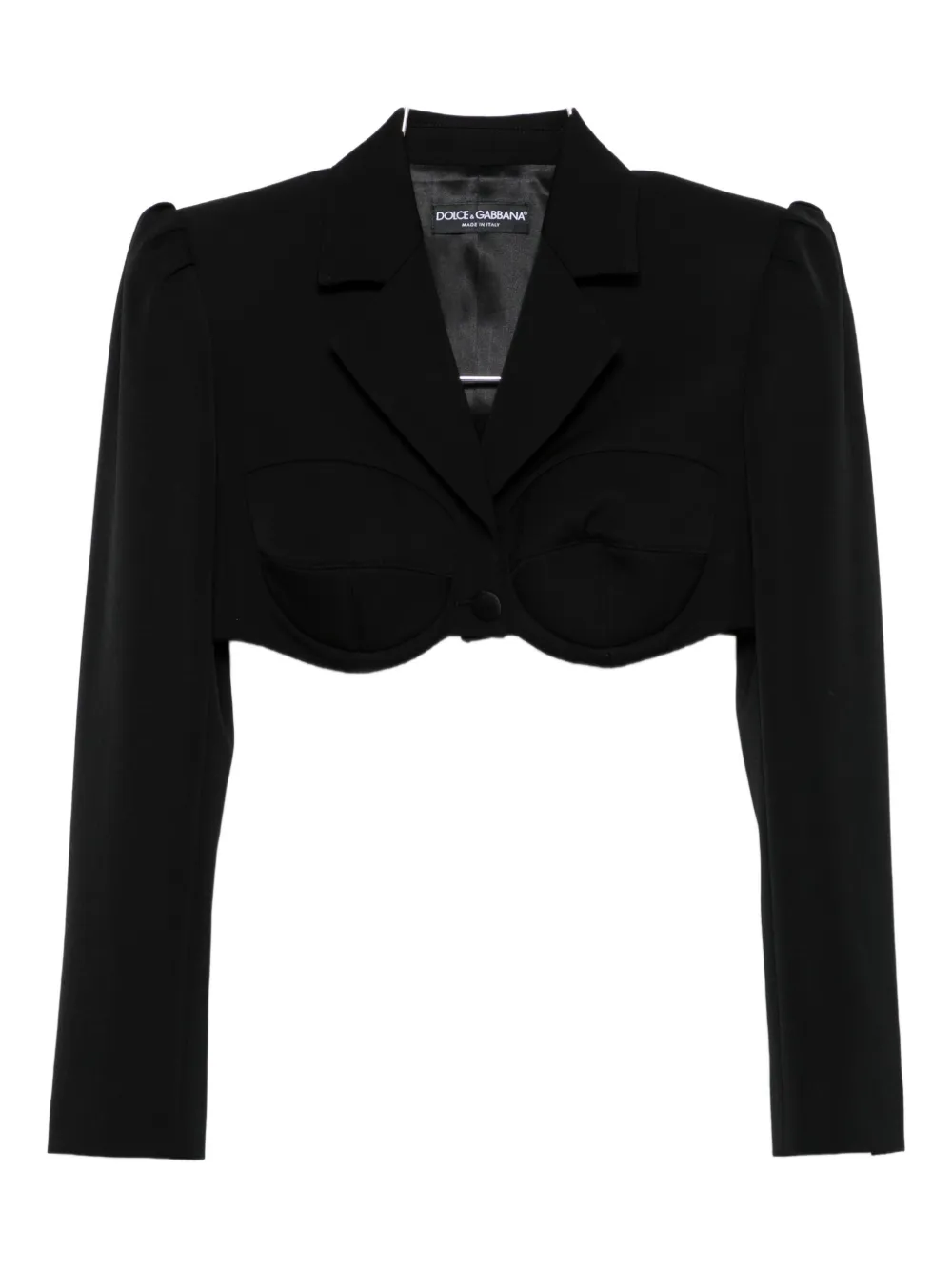 Укороченный жакет-бюстье DOLCE & GABBANA, черный
Укороченный жакет-бюстье DOLCE & GABBANA, черный