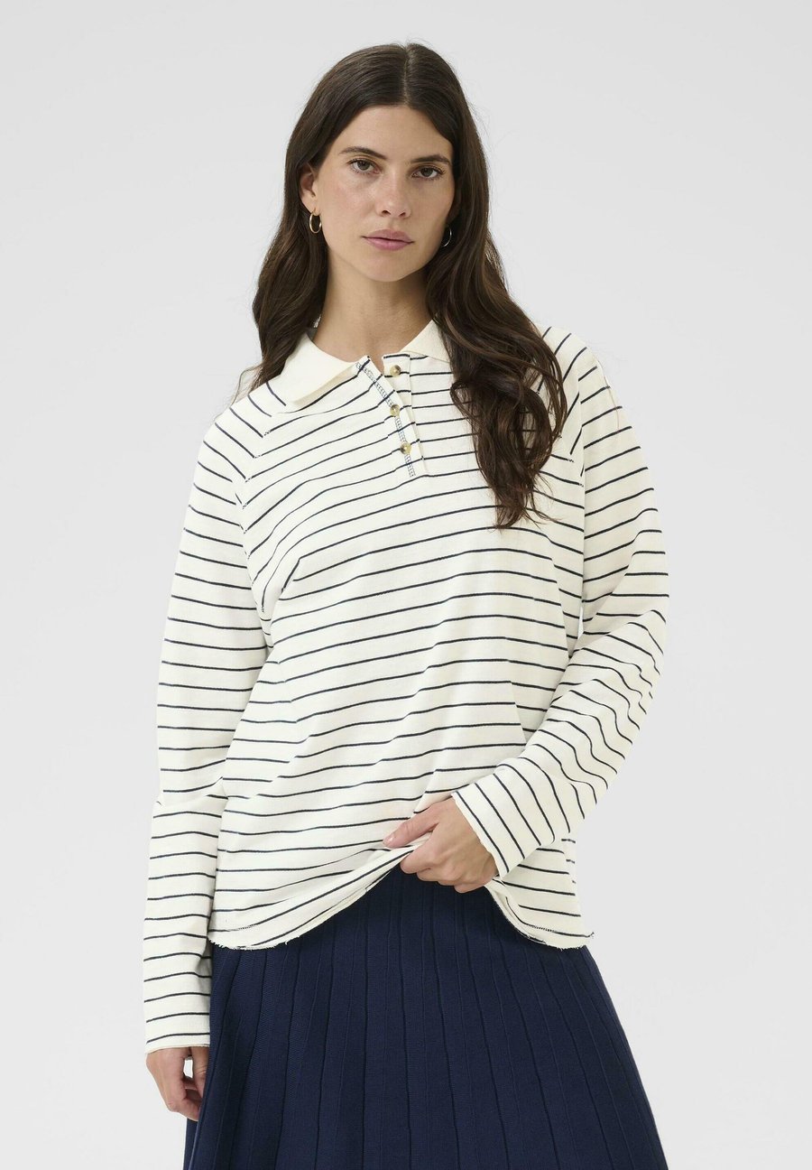 Поло Cream VERMA, Whisper Navy Stripe/Off-White
Поло Cream VERMA, Whisper Navy Stripe/Off-White