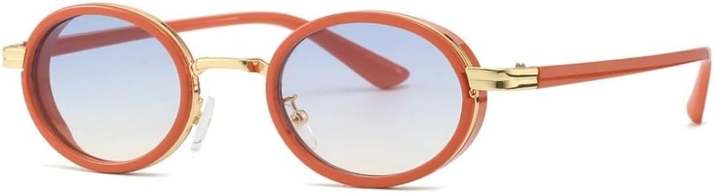 Солнцезащитные очки с защитой UV400 | Маленькие овальные, в стиле панк, градиентная расцветка | для женщин и мужчин, для занятий спортом на открытом воздухе и путешествий (оранжевый, золотой, синий) PNTRBCK, Orange Gold Blue
Солнцезащитные очки с защитой UV400 | Маленькие овальные, в стиле панк, градиентная расцветка | для женщин и мужчин, для занятий спортом на открытом воздухе и путешествий (оранжевый, золотой, синий) PNTRBCK, Orange Gold Blue