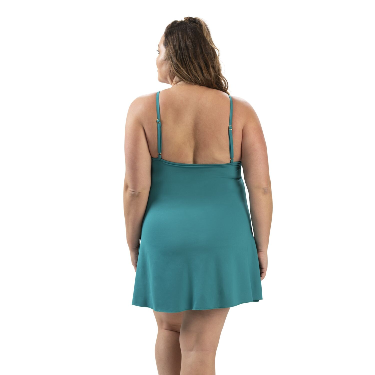 Женское сплошное цельное платье трапециевидного силуэта Dolfin Aquashape UPF 50+ Dolfin, черный 
Женское сплошное цельное платье трапециевидного силуэта Dolfin Aquashape UPF 50+ Dolfin, черный