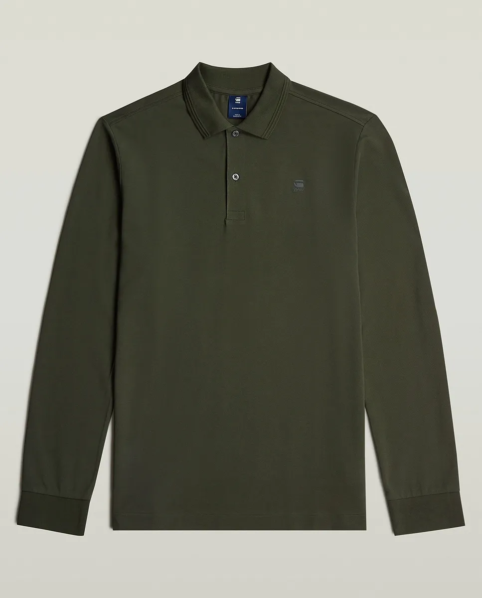 Мужская рубашка-поло с длинным рукавом узкого кроя G-Star, серый
Мужская рубашка-поло с длинным рукавом узкого кроя G-Star, серый