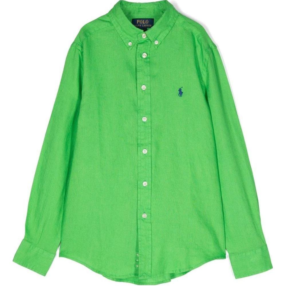 Детская джинсовая рубашка Polo Ralph Lauren, зеленый
Детская джинсовая рубашка Polo Ralph Lauren, зеленый