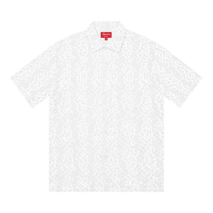 Рубашка Supreme Chainstitch Chiffon Short-Sleeve Shirt, White
Рубашка Supreme Chainstitch Chiffon Short-Sleeve Shirt, White