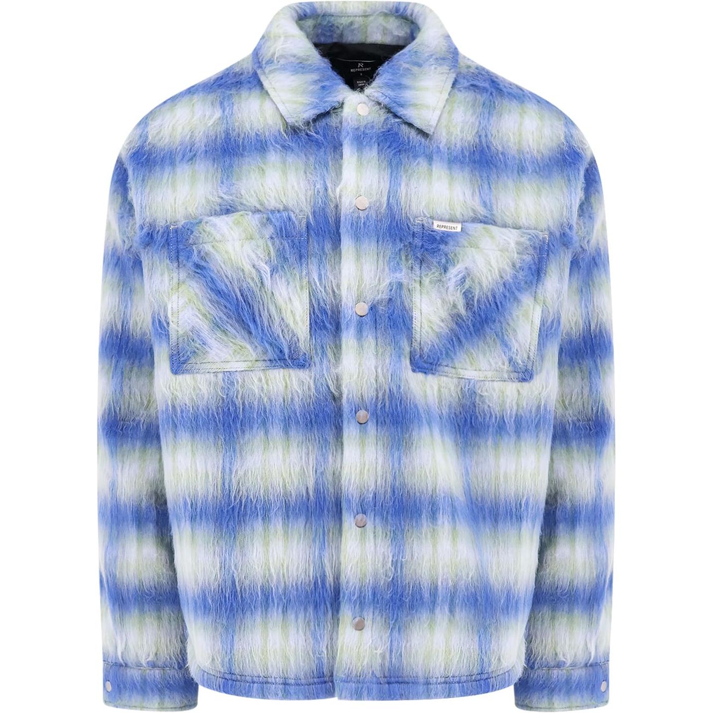 Куртка с клеткой REPRESENT, синяя
Куртка с клеткой REPRESENT, синяя