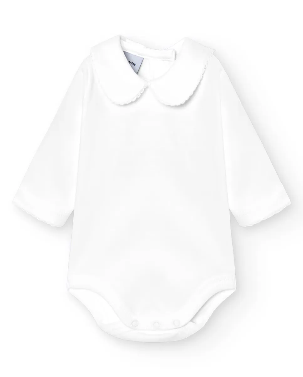 В упаковке 2 детских боди с хлопковым воротником и длинными рукавами BABIDÚ, белый
В упаковке 2 детских боди с хлопковым воротником и длинными рукавами BABIDÚ, белый