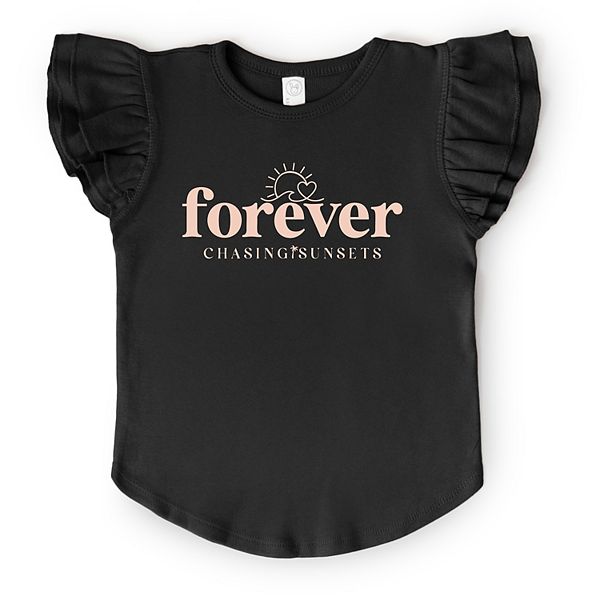 Футболка с рукавами-крылышками Forever chasing sunsets The Juniper Shop, Black
Футболка с рукавами-крылышками Forever chasing sunsets The Juniper Shop, Black