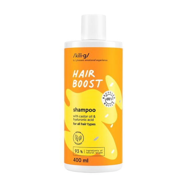 Шампунь для волос Hair Boost KILIG, 400 мл
Шампунь для волос Hair Boost KILIG, 400 мл