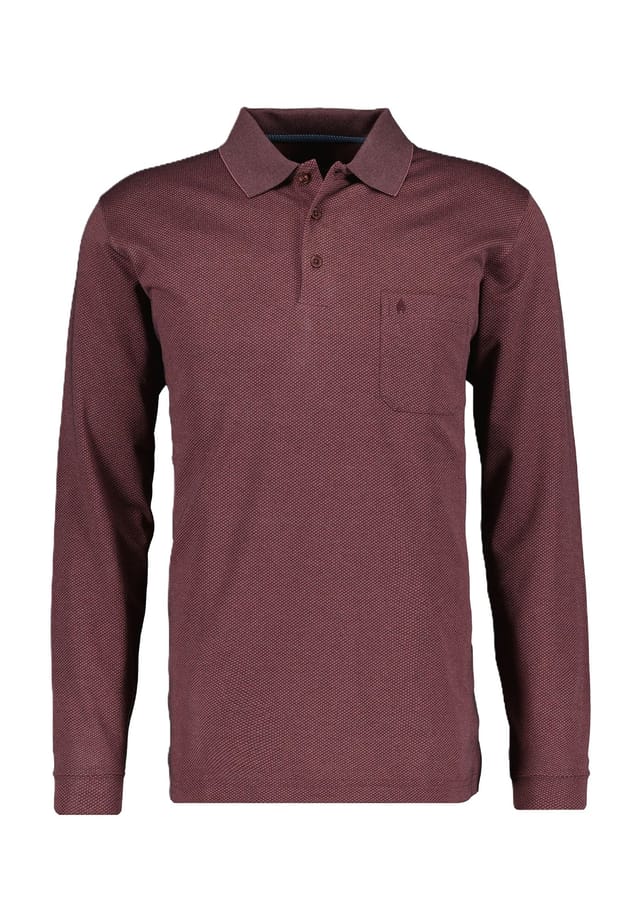 Рубашка с длинными рукавами и хлопковым воротником-поло Ragman, красный
Рубашка с длинными рукавами и хлопковым воротником-поло Ragman, красный