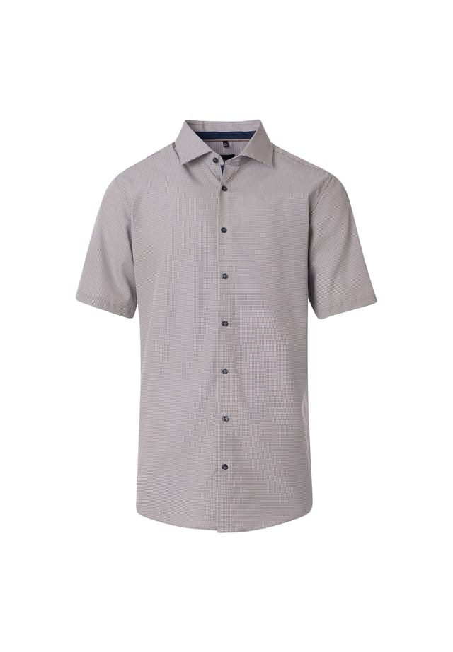 Рубашка делового покроя с коротким рукавом и принтом современный крой Venti, бежевый
Рубашка делового покроя с коротким рукавом и принтом современный крой Venti, бежевый