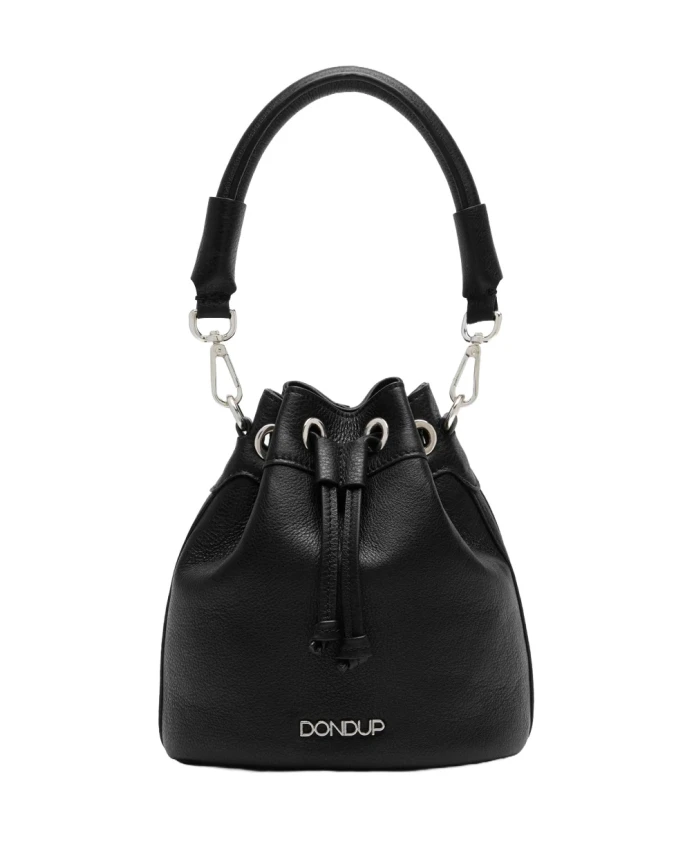 Сумка-Ведро из кованой кожи Dondup, черный
Сумка-Ведро из кованой кожи Dondup, черный