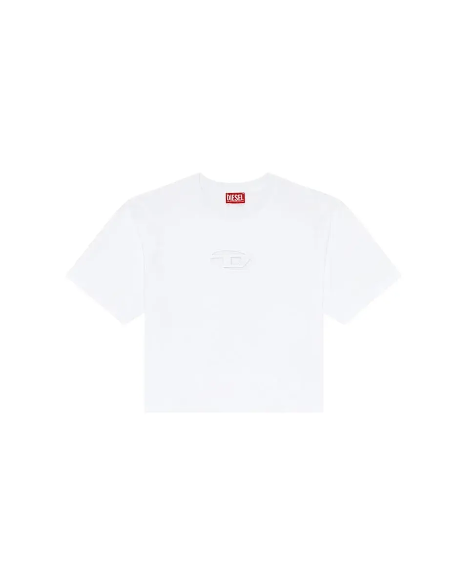 Женская хлопковая футболка с коротким рукавом Diesel, белый
Женская хлопковая футболка с коротким рукавом Diesel, белый
