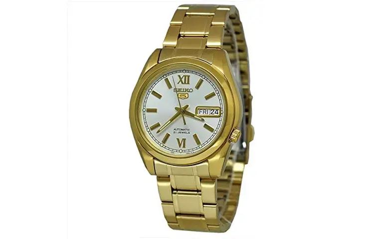 SEIKO Мужские часы с автоматическим механическим механизмом, белый циферблат, ремешок из нержавеющей стали SNKL58K1
SEIKO Мужские часы с автоматическим механическим механизмом, белый циферблат, ремешок из нержавеющей стали SNKL58K1