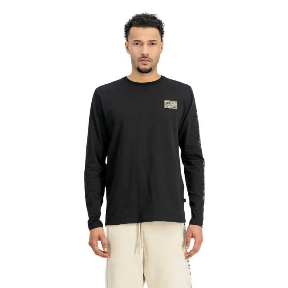 Лонгслив Alpha Industries Camo, черный
Лонгслив Alpha Industries Camo, черный