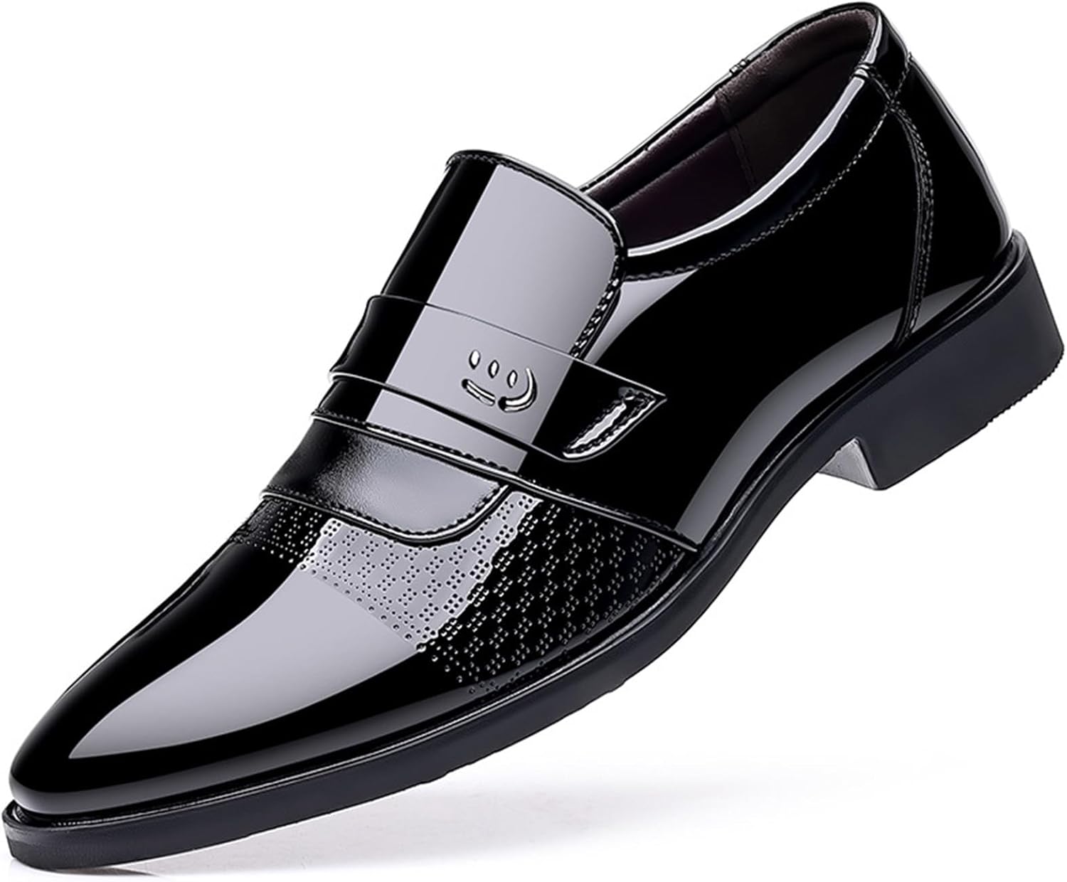 Мужские лоферы KYOESCAI из лаковой кожи, удобные дышащие туфли, мокасины, оксфорды, деловые туфли для мужчин, черный
Мужские лоферы KYOESCAI из лаковой кожи, удобные дышащие туфли, мокасины, оксфорды, деловые туфли для мужчин, черный